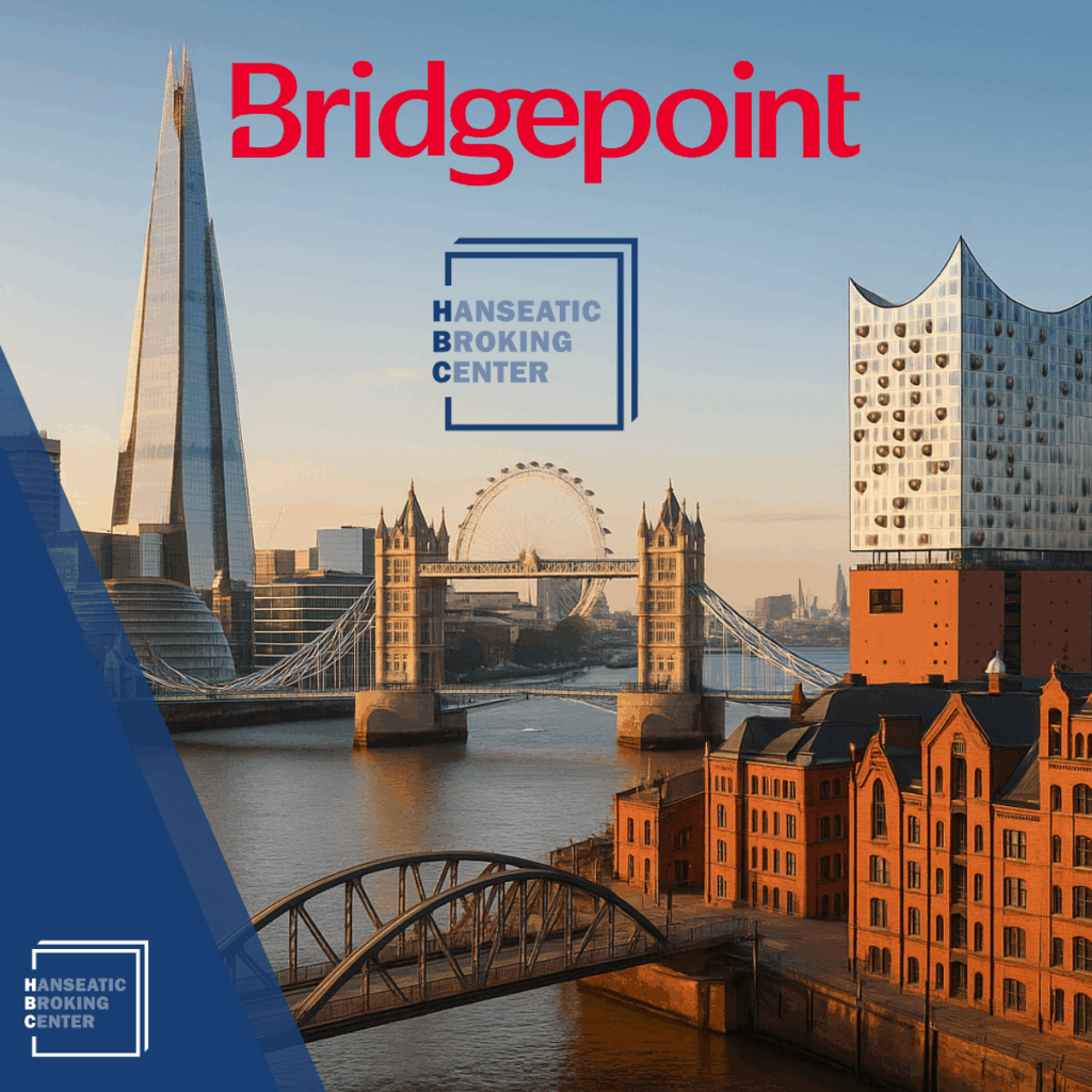 Skyline von London und Hamburg